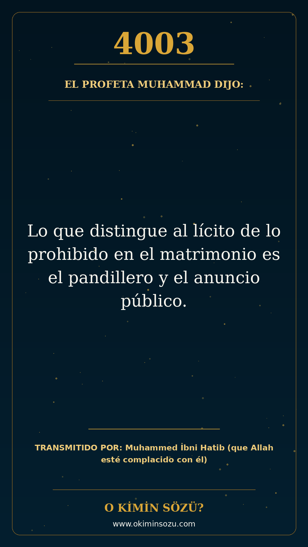 hadis 4003 es