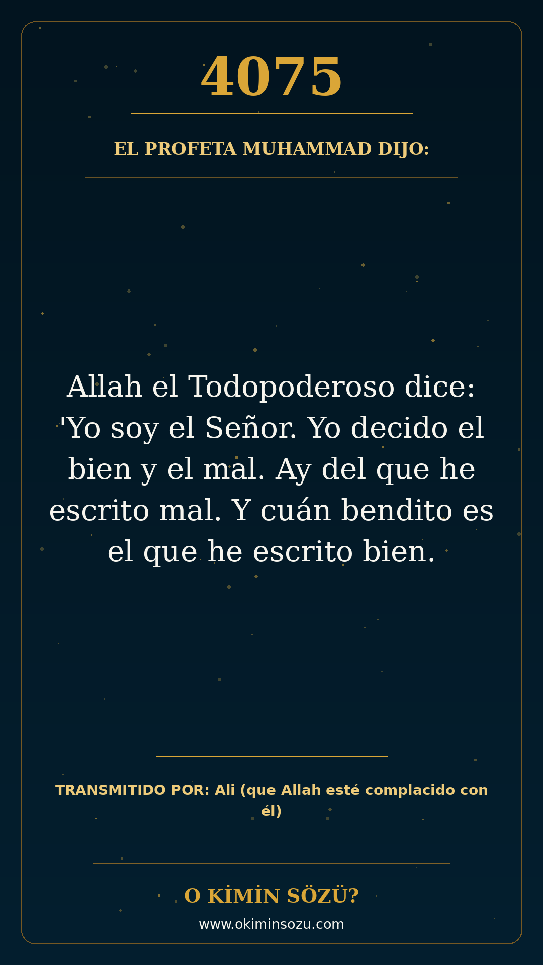 hadis 4075 es