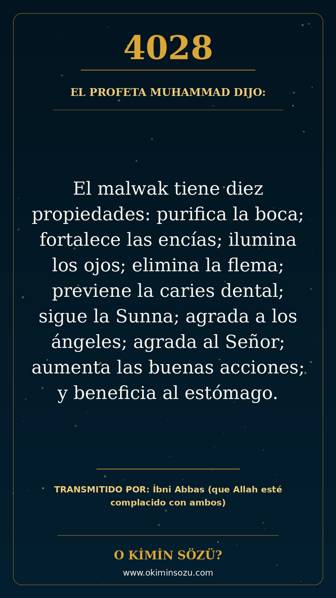 hadis 4028 es