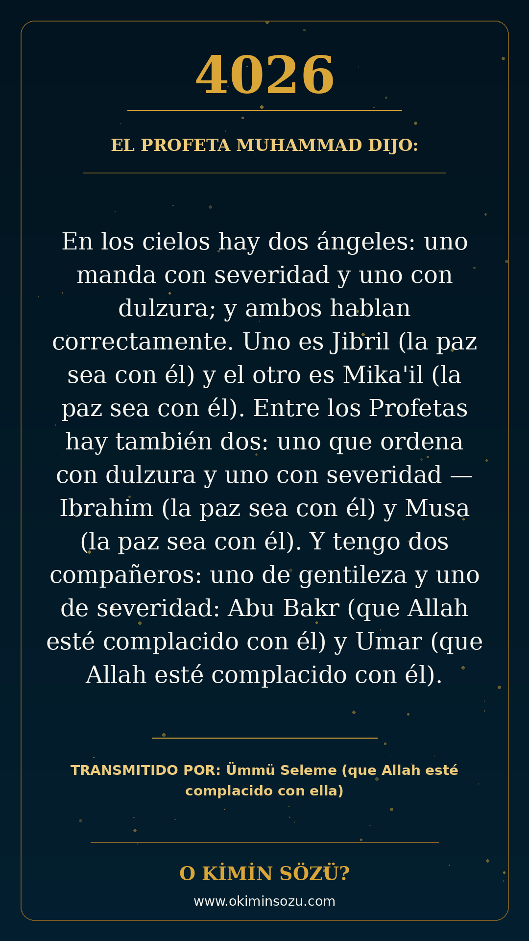 hadis 4026 es