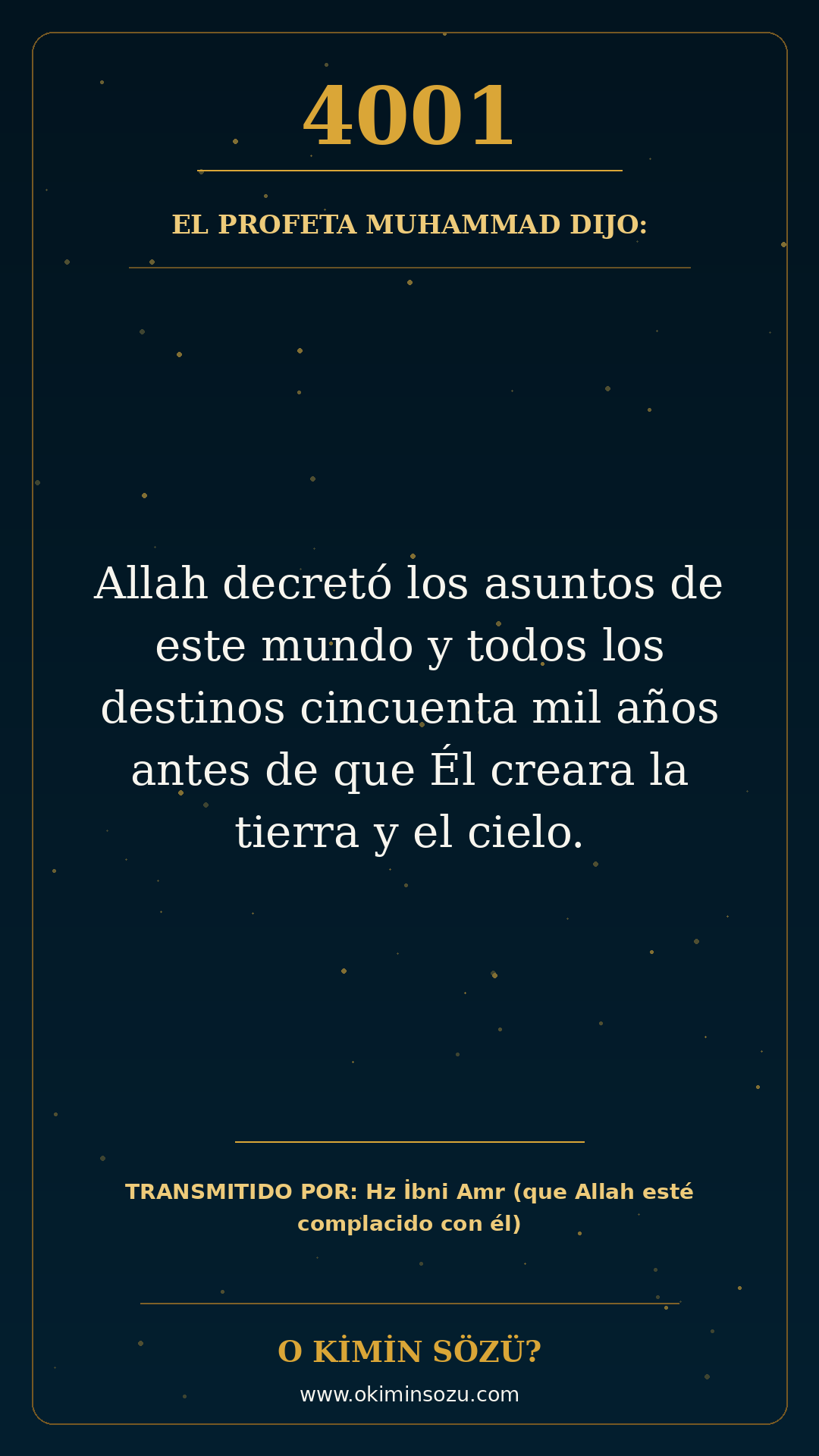 hadis 4001 es