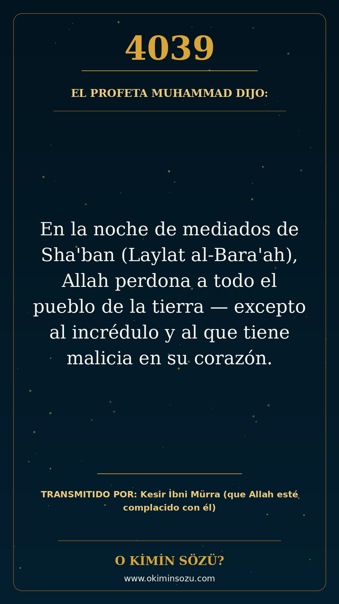 hadis 4039 es