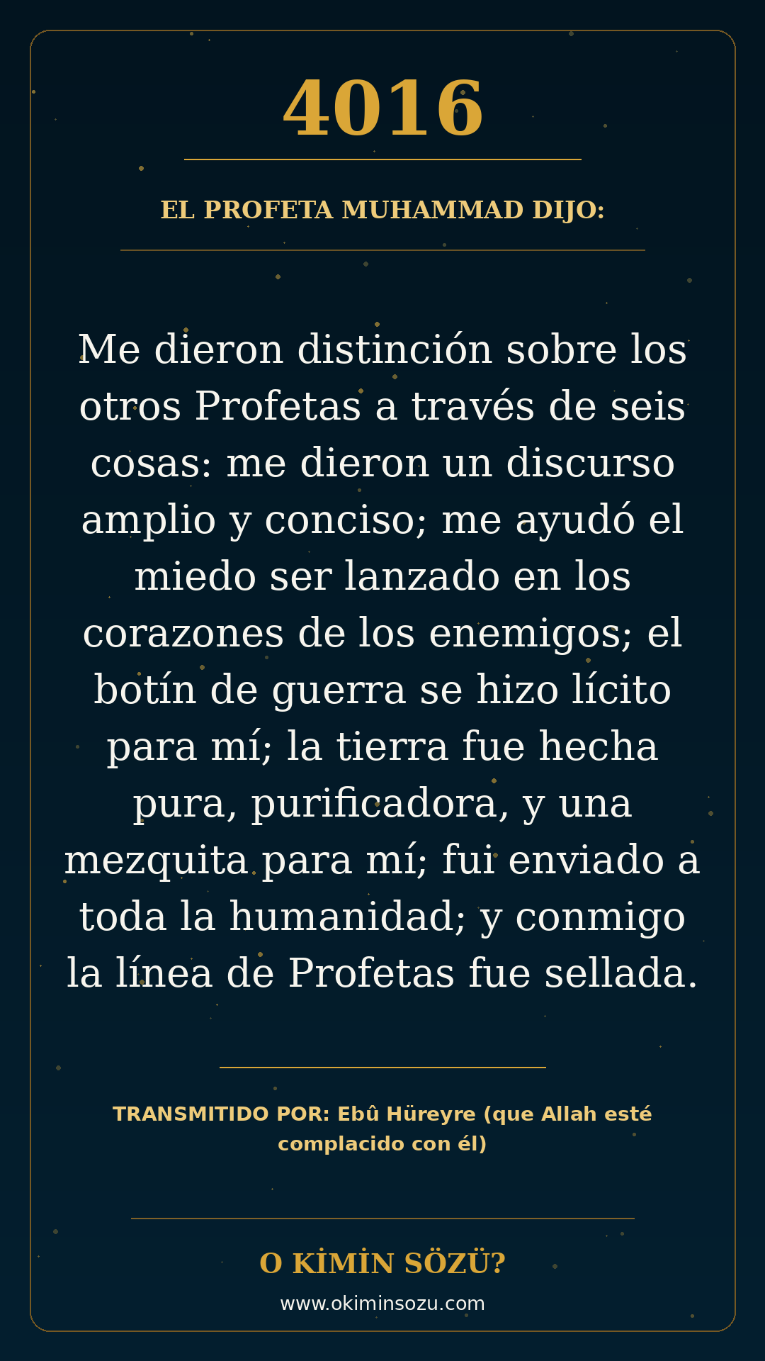 hadis 4016 es