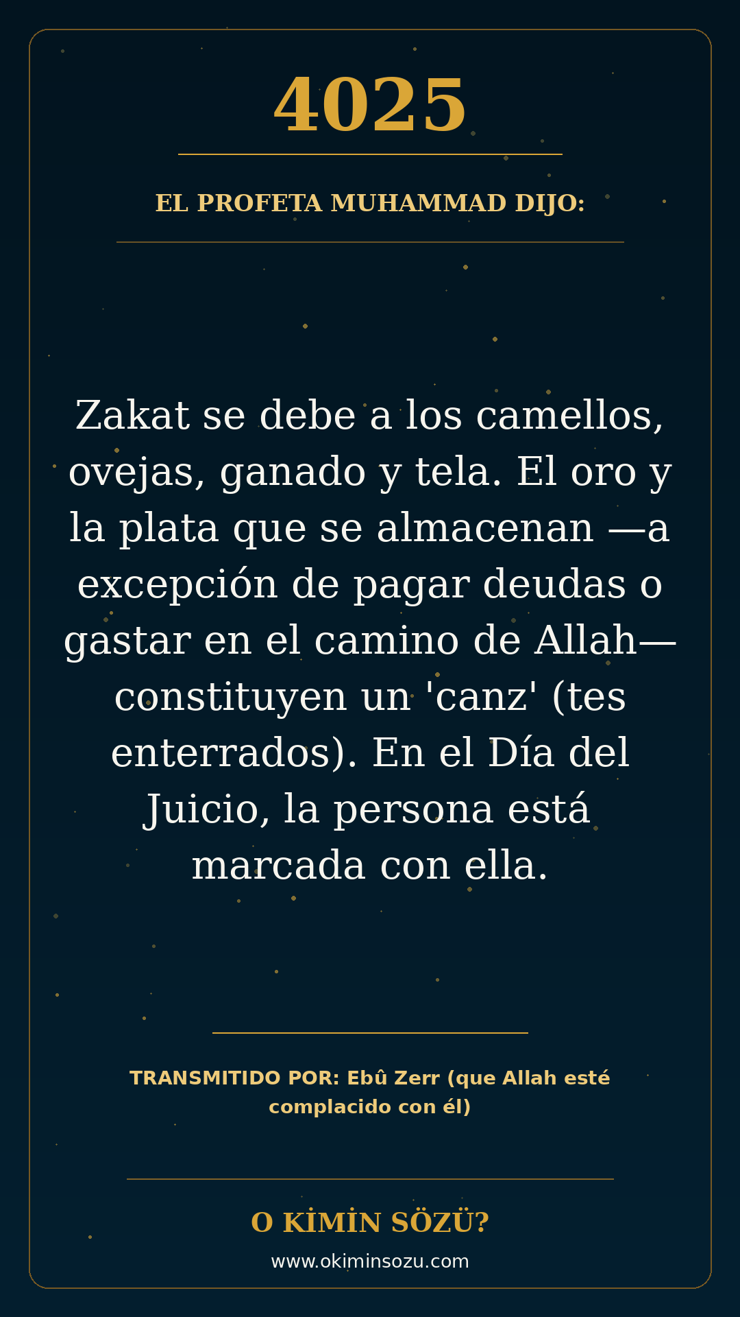 hadis 4025 es