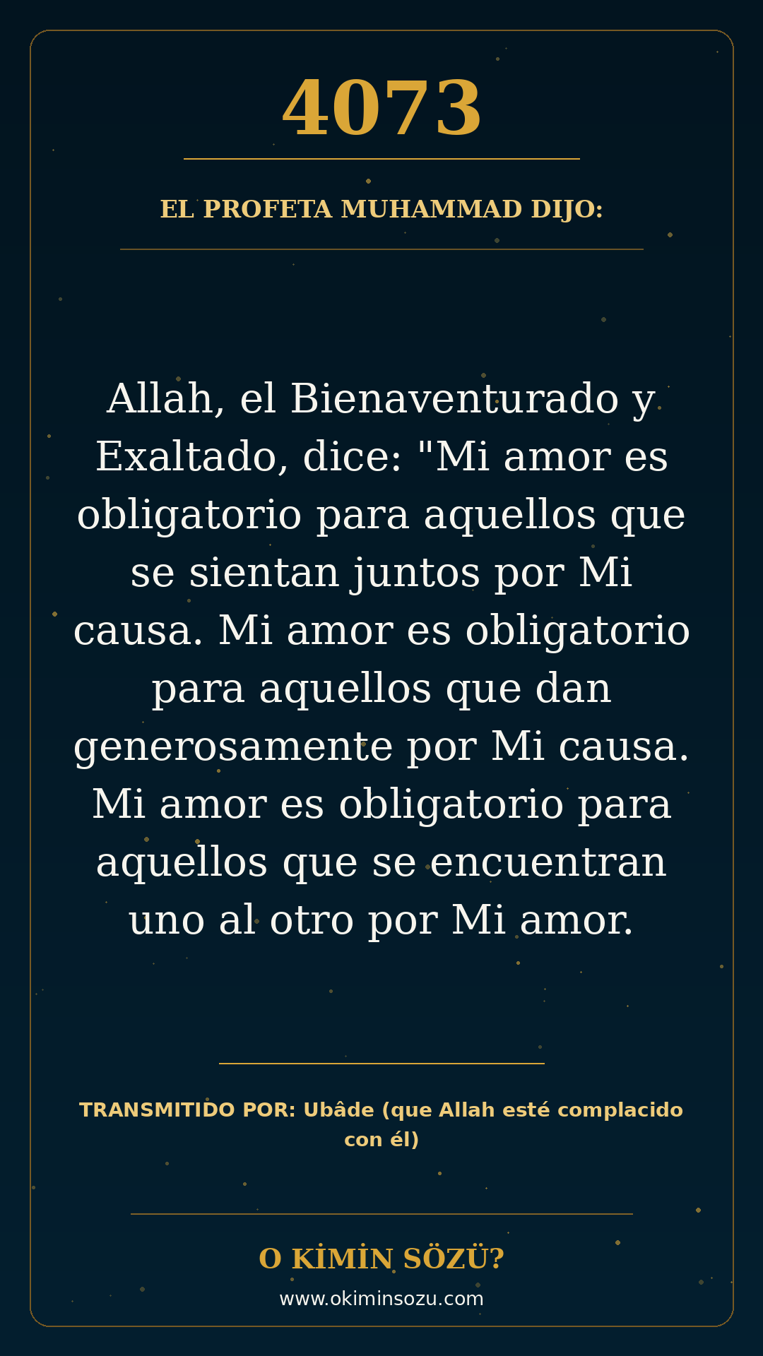hadis 4073 es