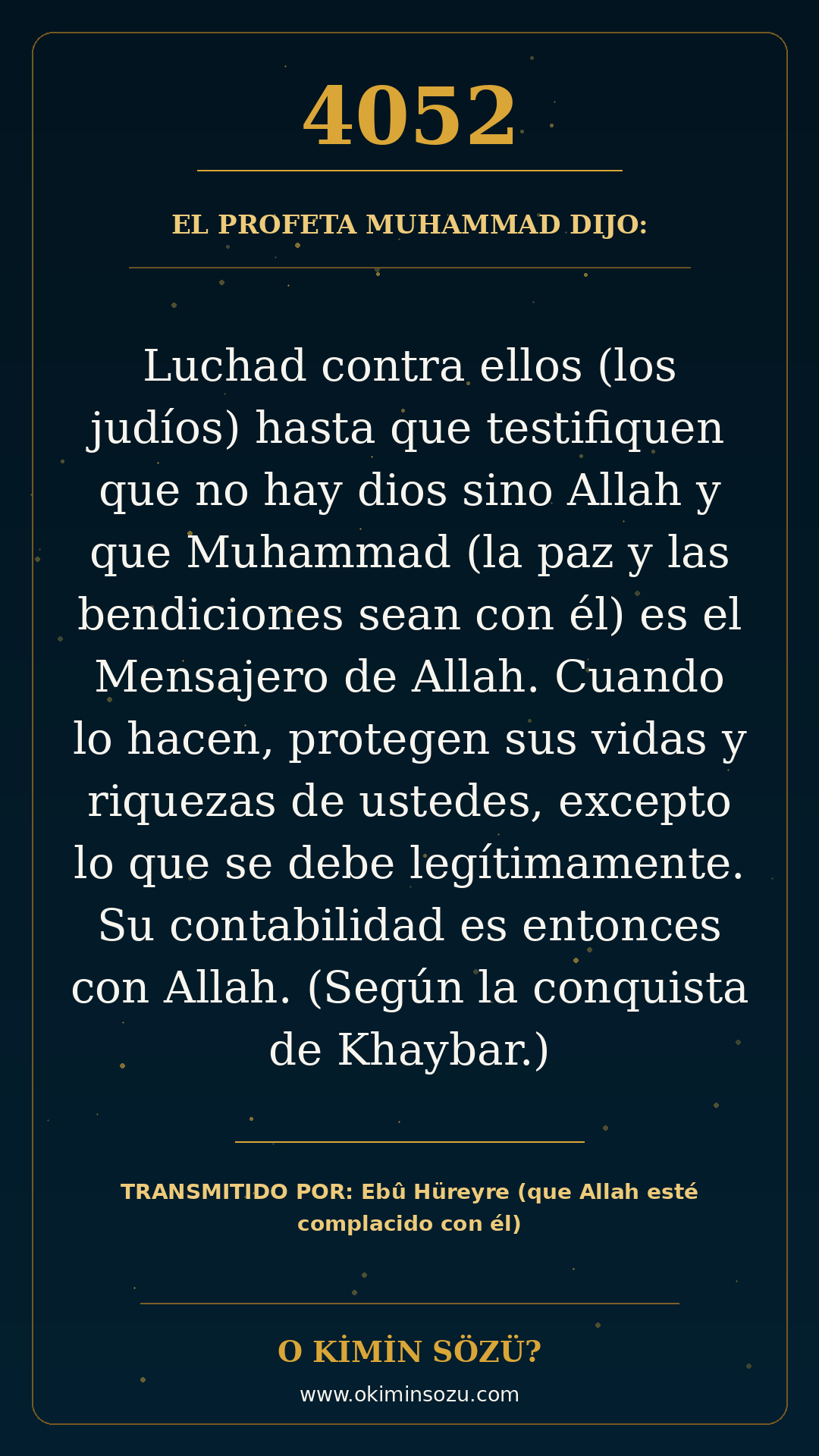 hadis 4052 es
