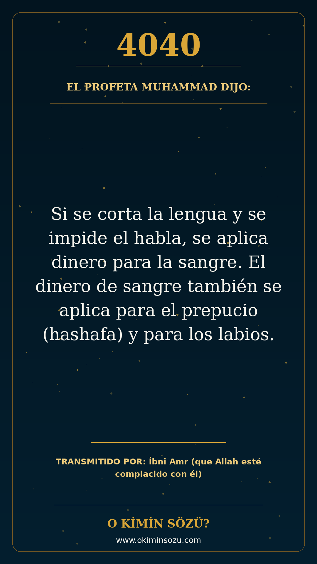 hadis 4040 es
