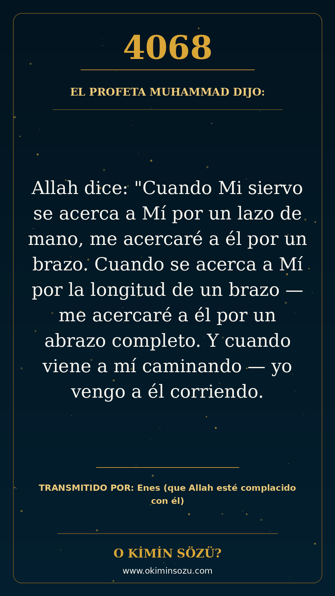 hadis 4068 es