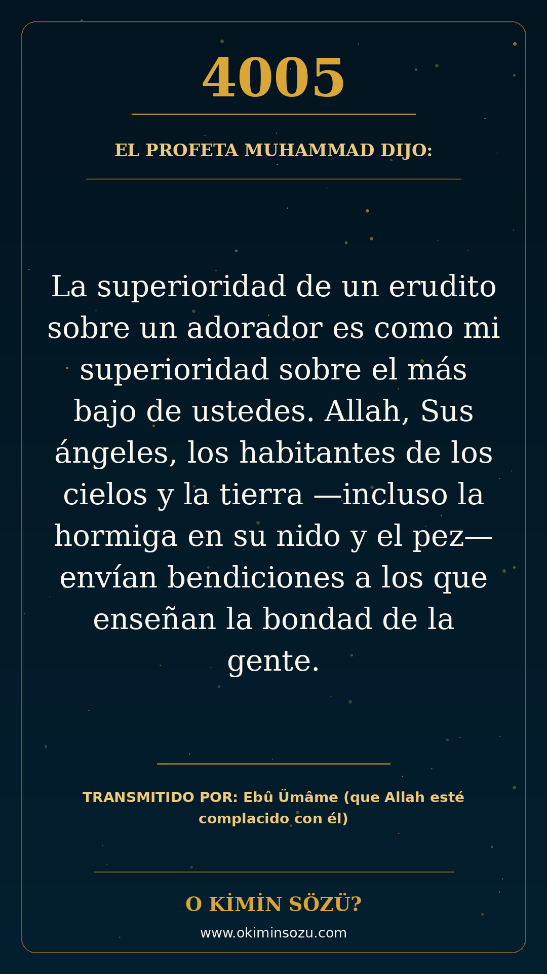 hadis 4005 es
