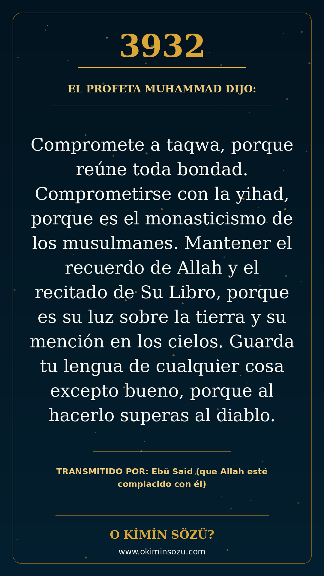 hadis 3932 es