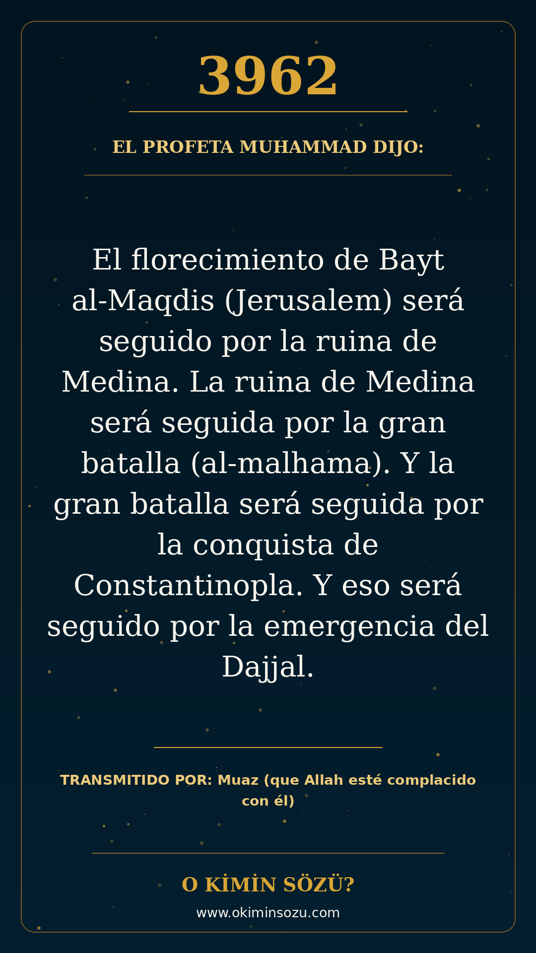hadis 3962 es