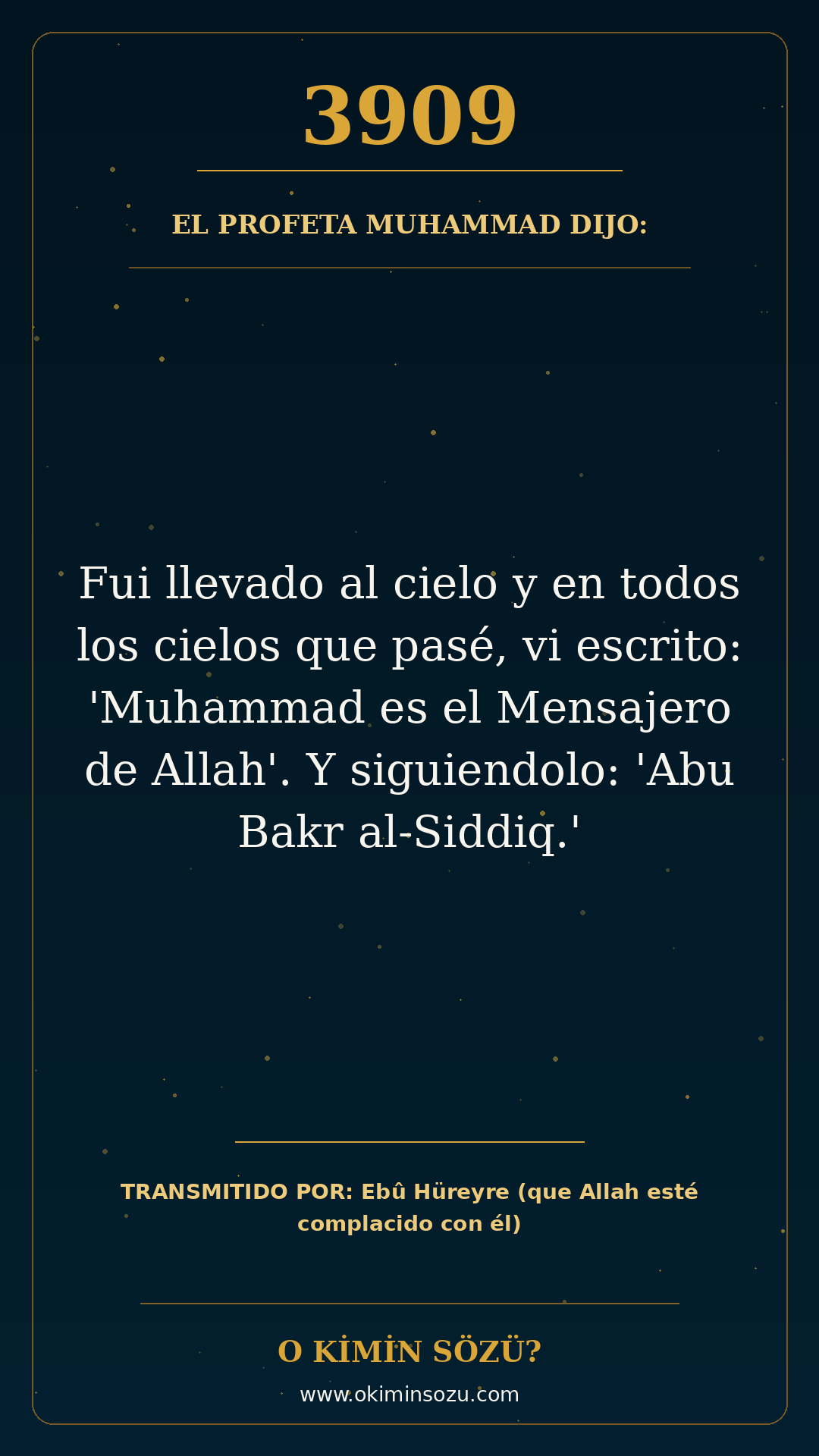 hadis 3909 es
