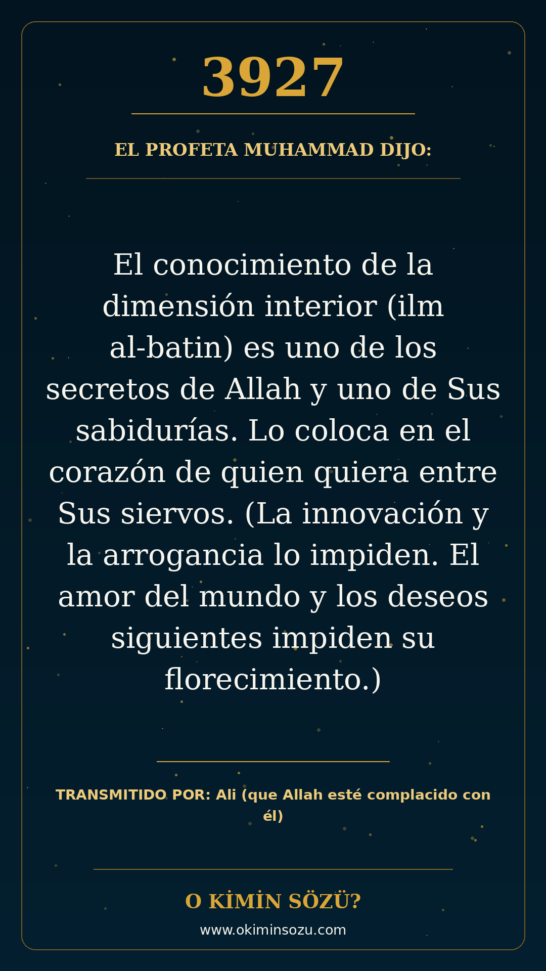 hadis 3927 es