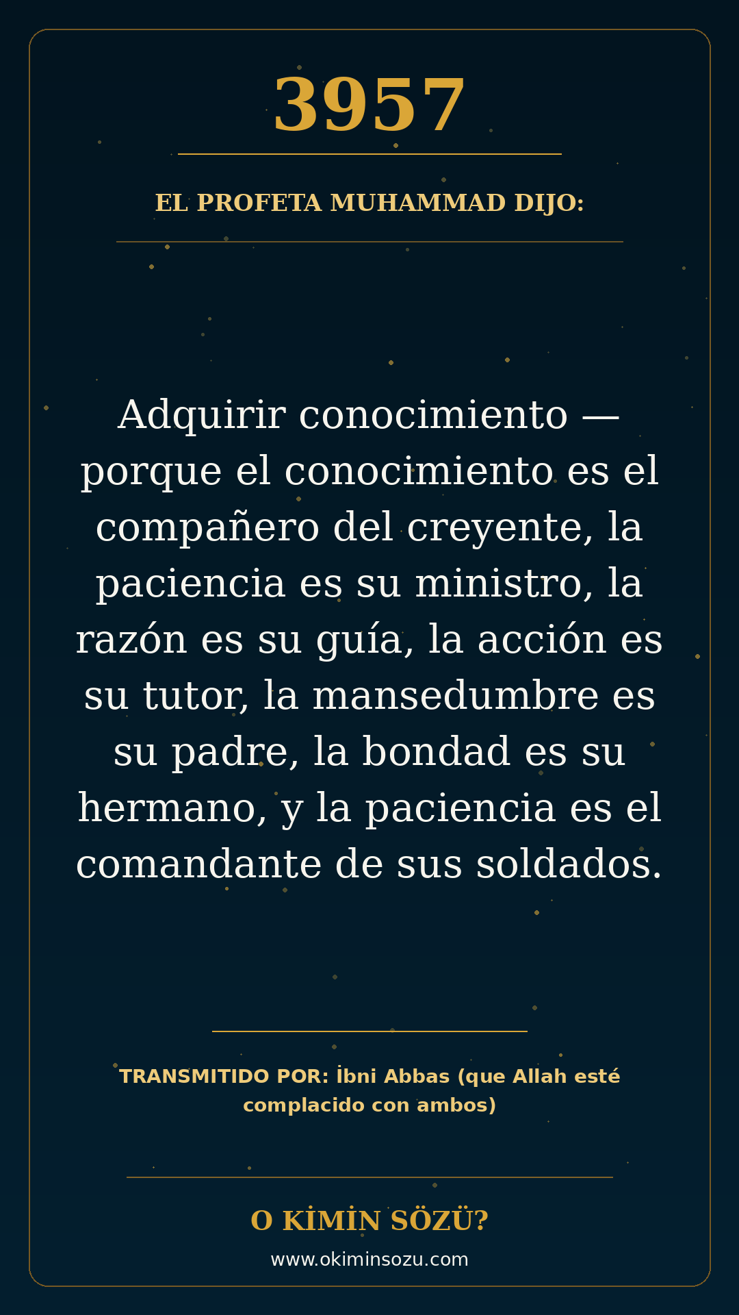 hadis 3957 es