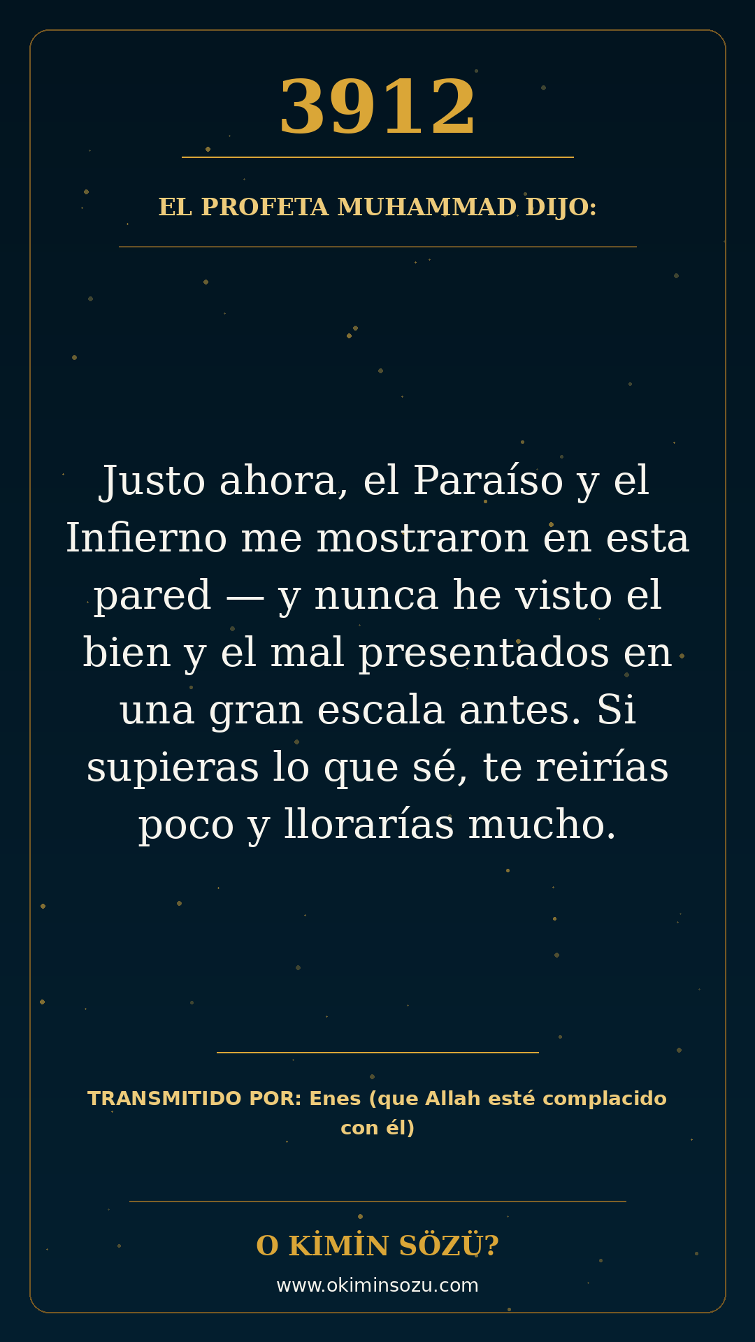 hadis 3912 es