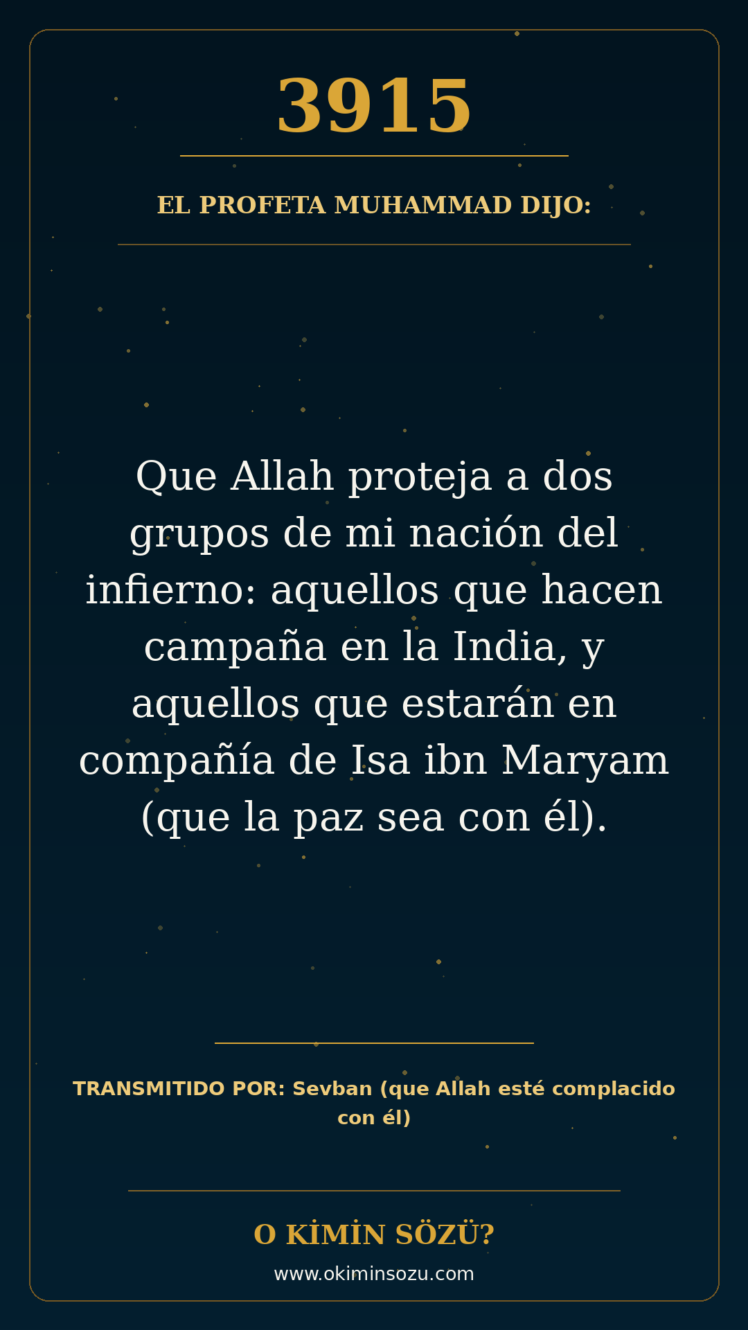 hadis 3915 es