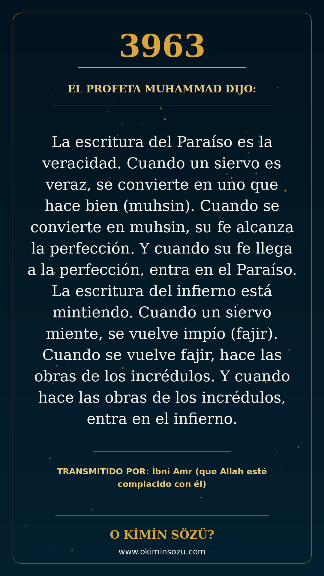 hadis 3963 es