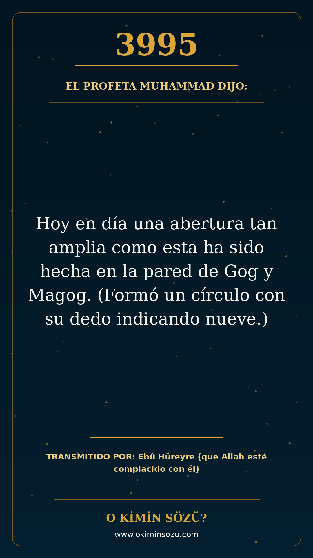 hadis 3995 es