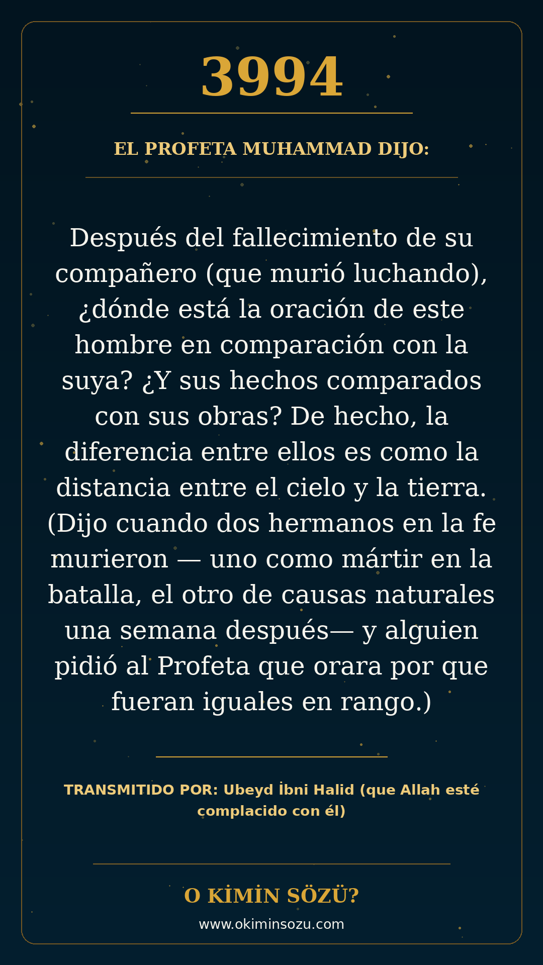 hadis 3994 es