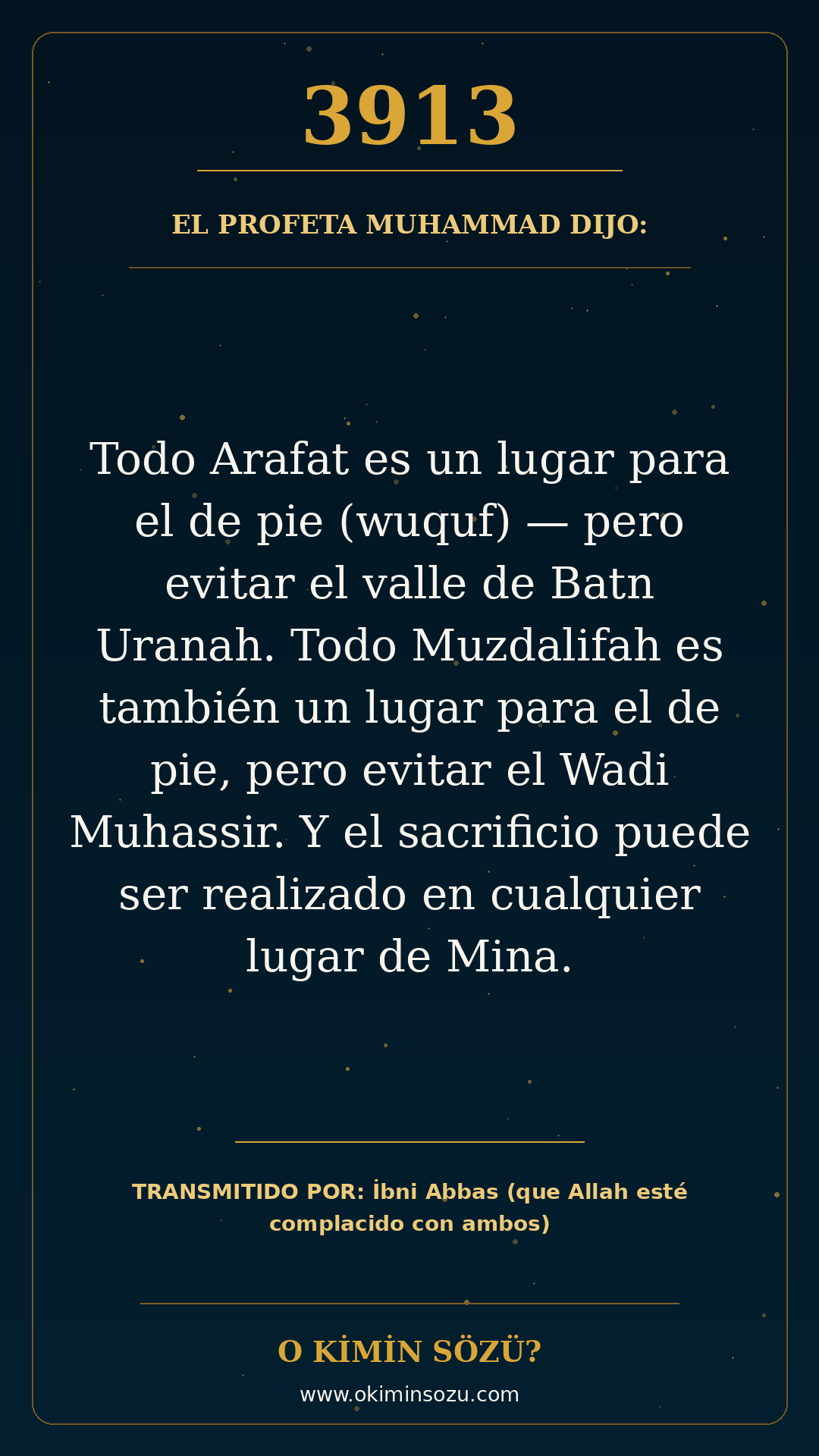 hadis 3913 es