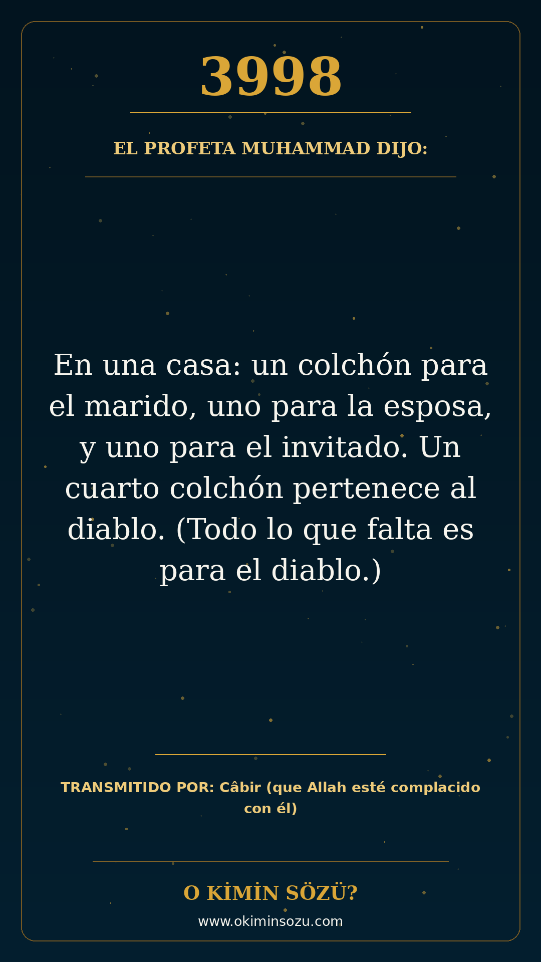 hadis 3998 es