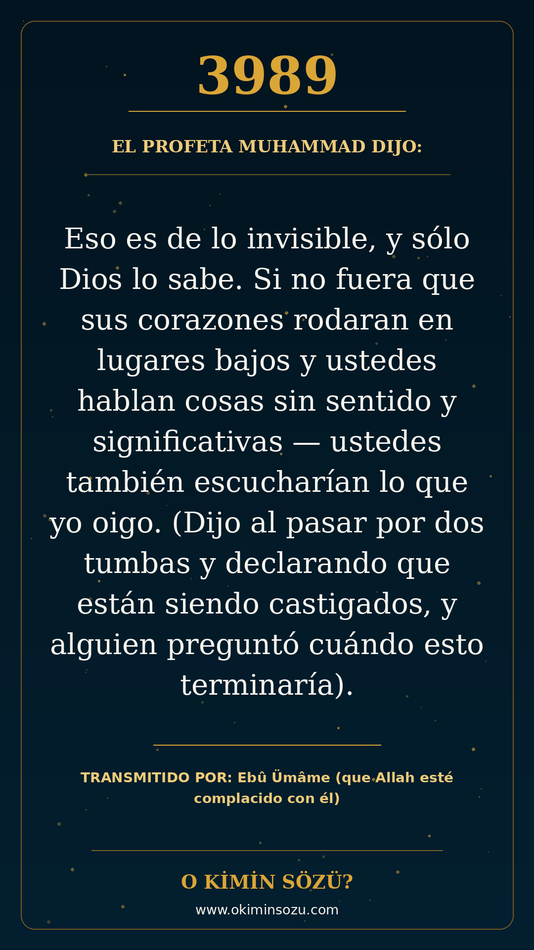 hadis 3989 es