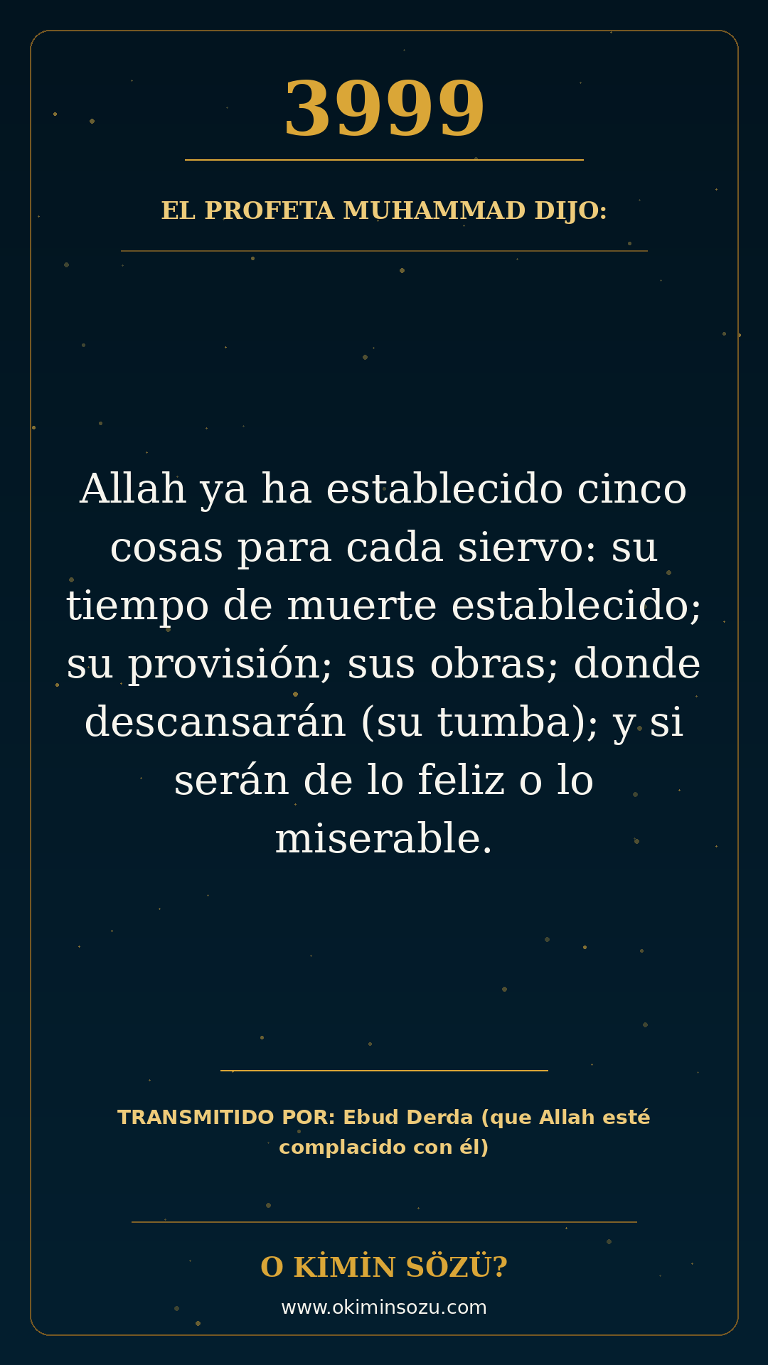 hadis 3999 es