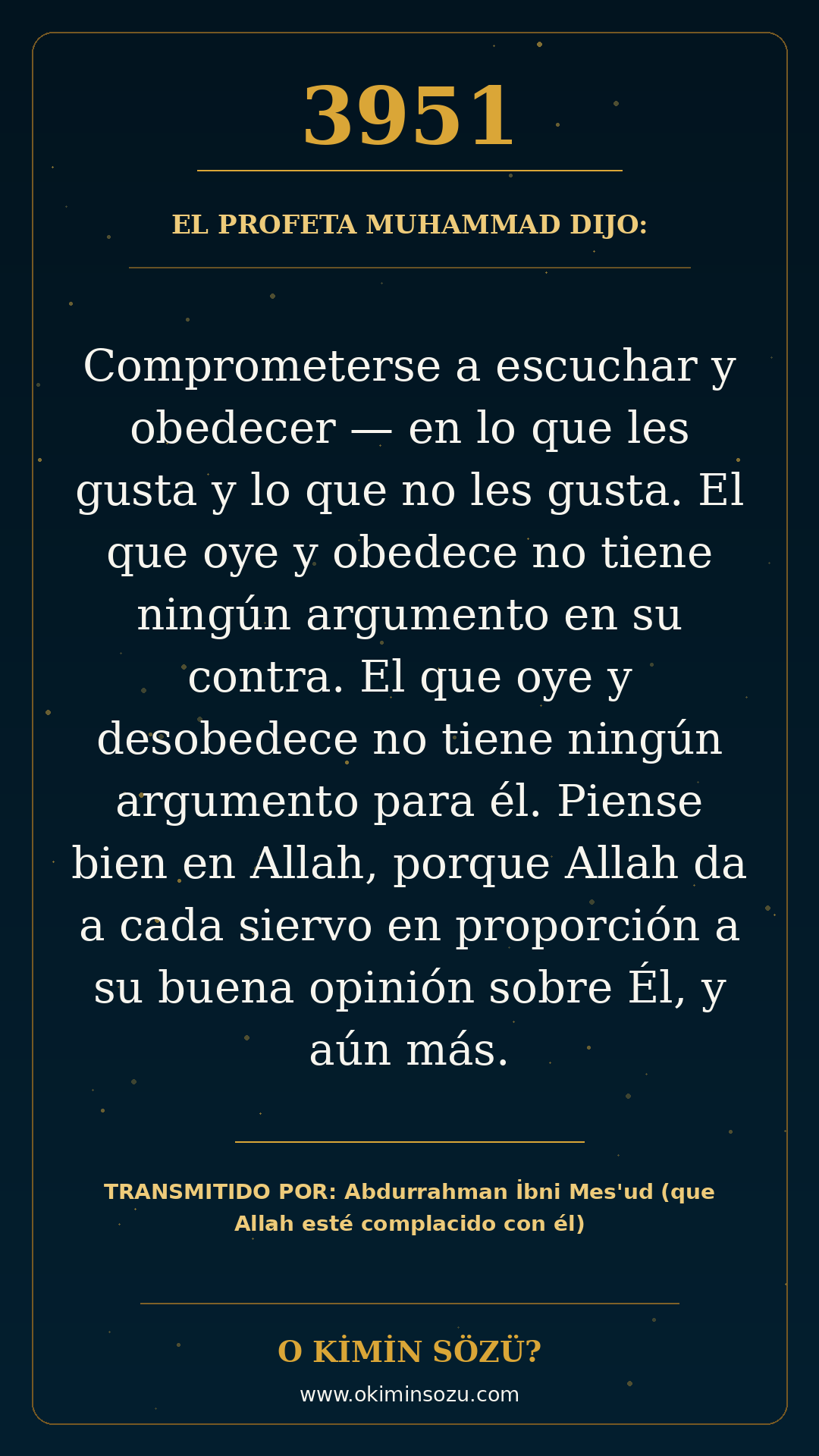 hadis 3951 es