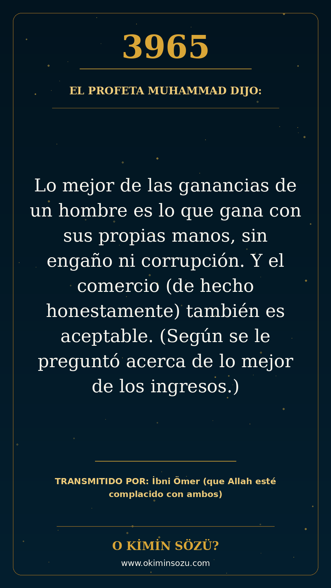 hadis 3965 es