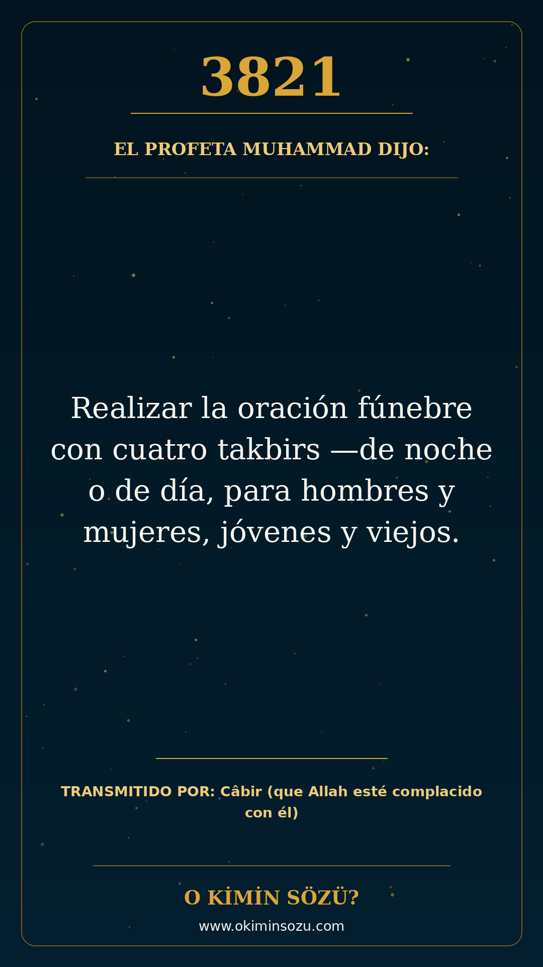 hadis 3821 es