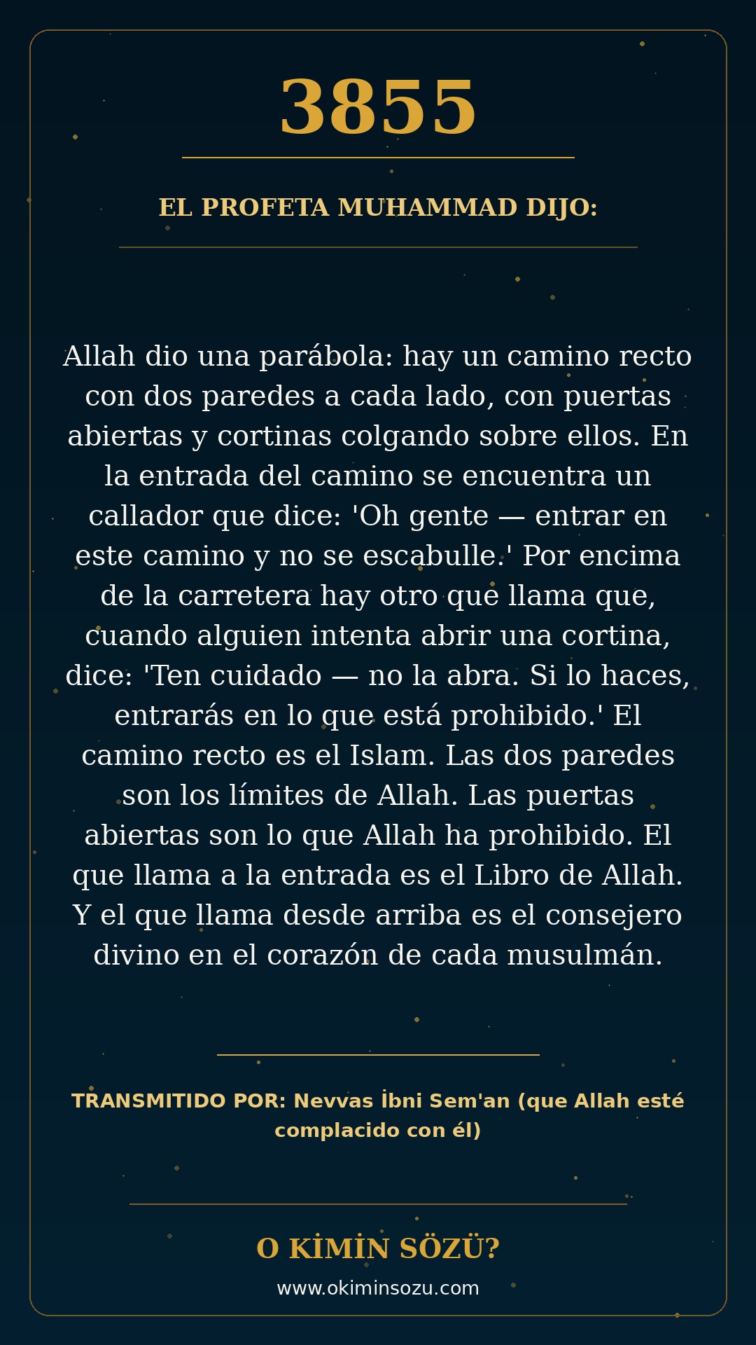 hadis 3855 es