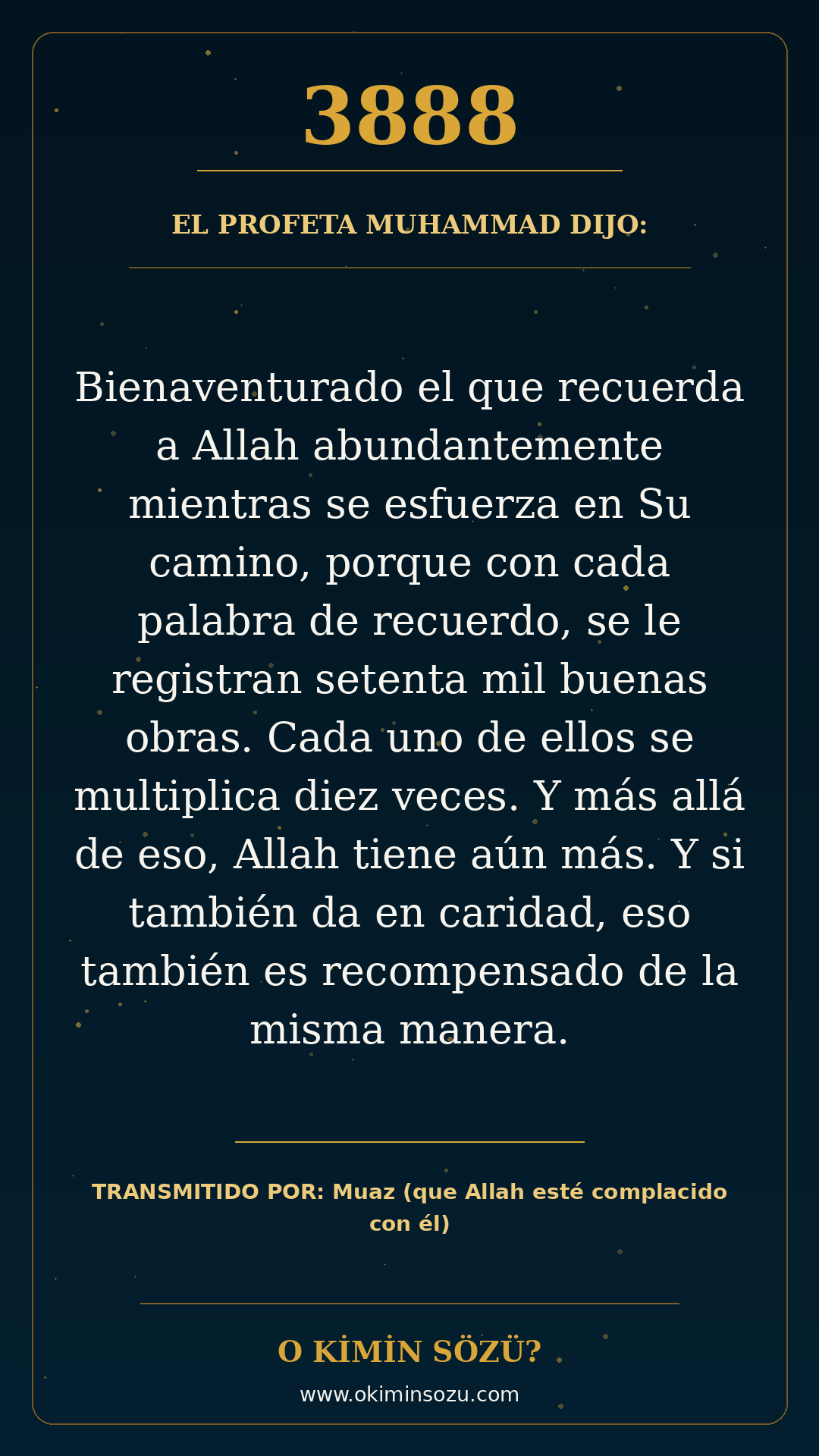 hadis 3888 es