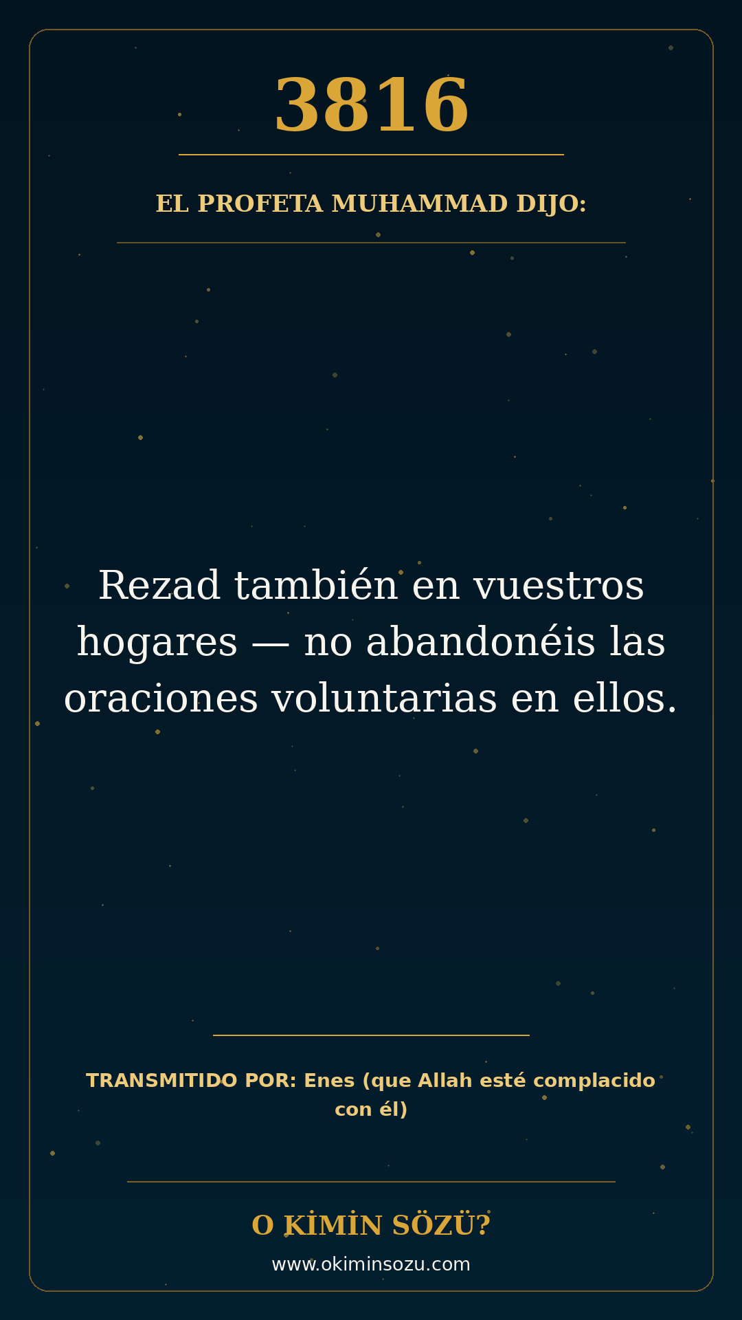 hadis 3816 es