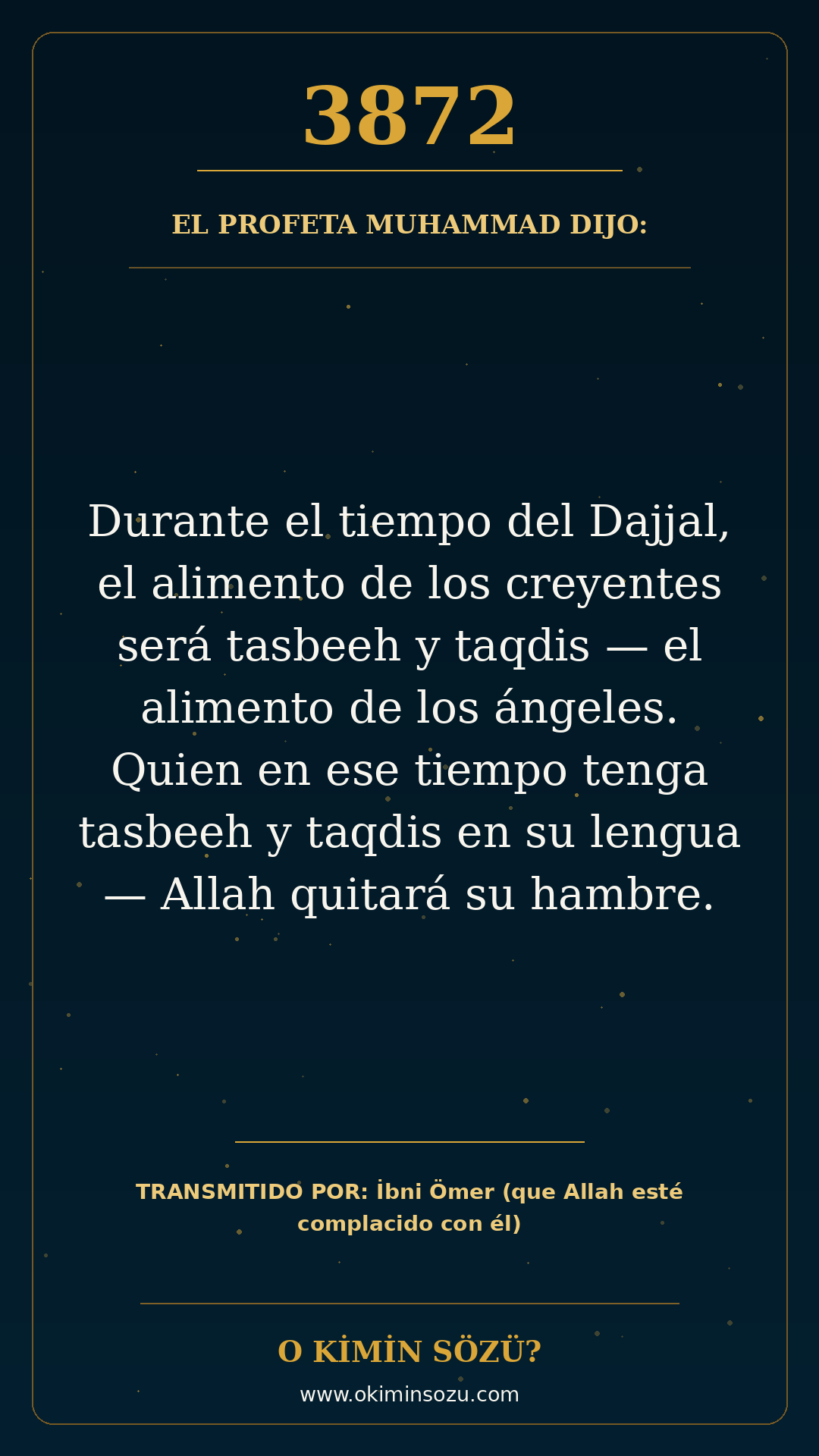 hadis 3872 es