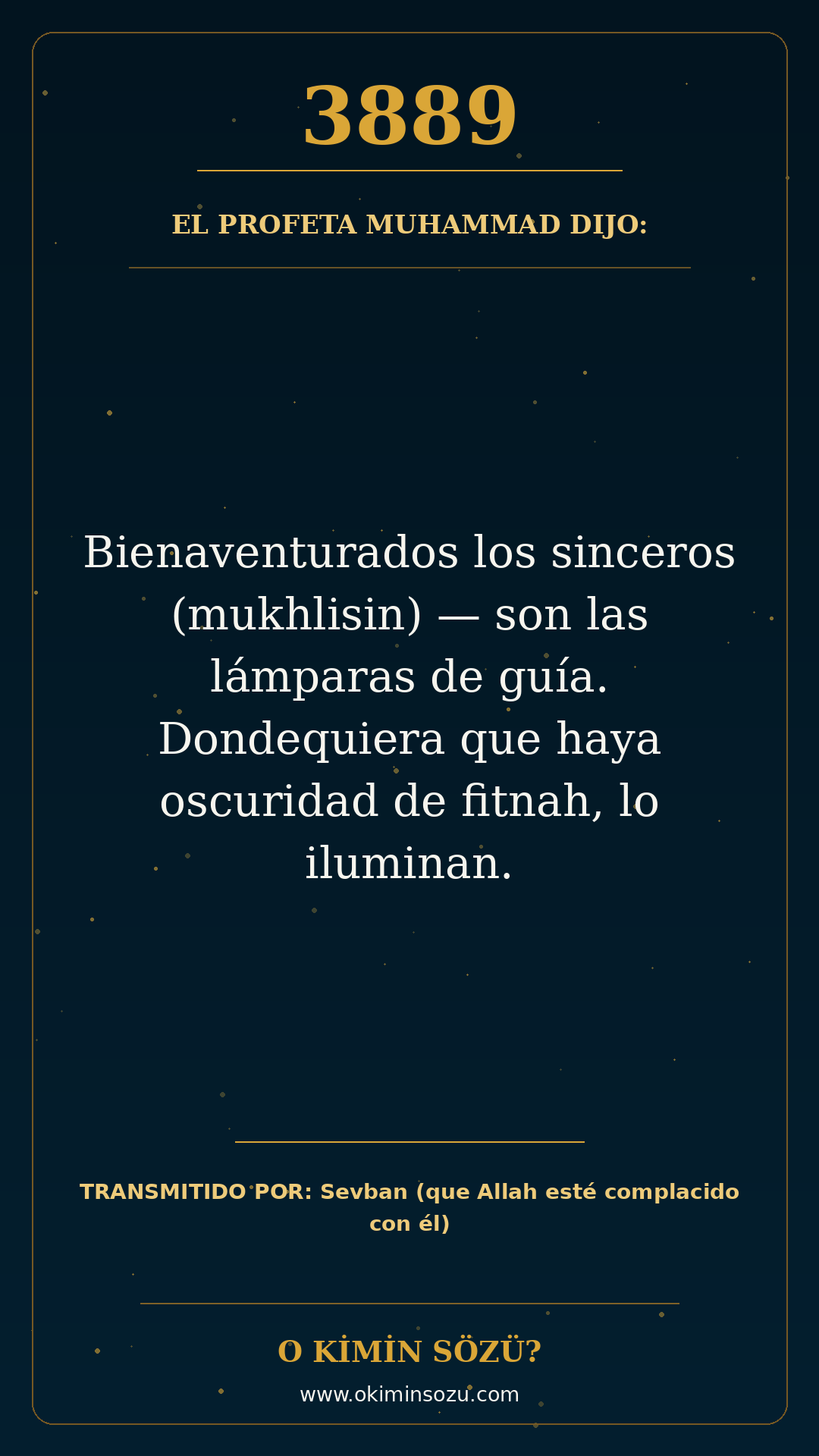 hadis 3889 es