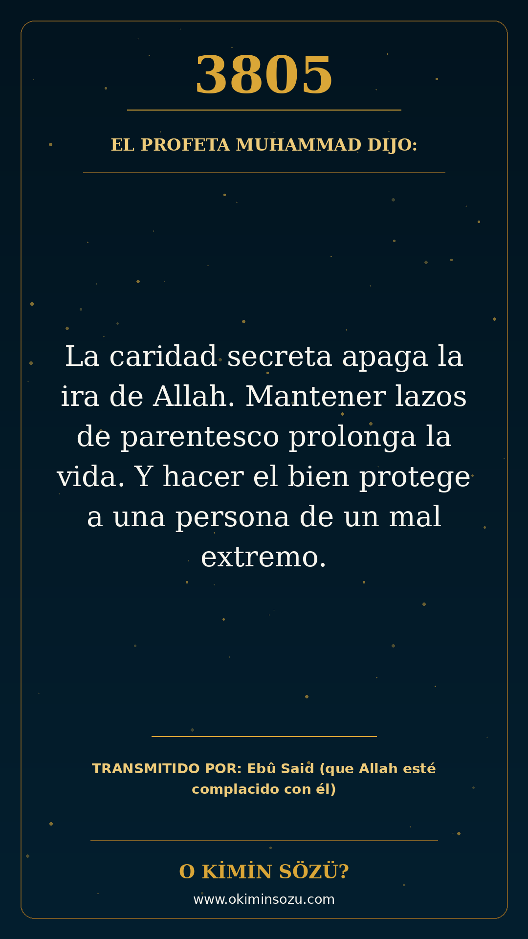 hadis 3805 es