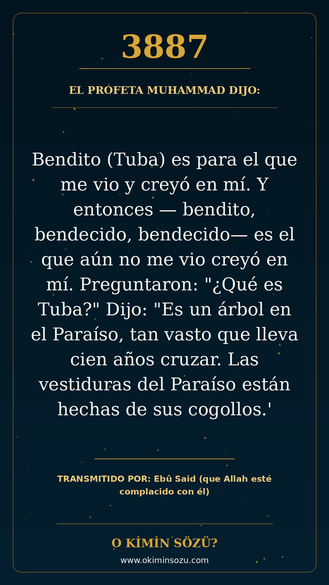 hadis 3887 es