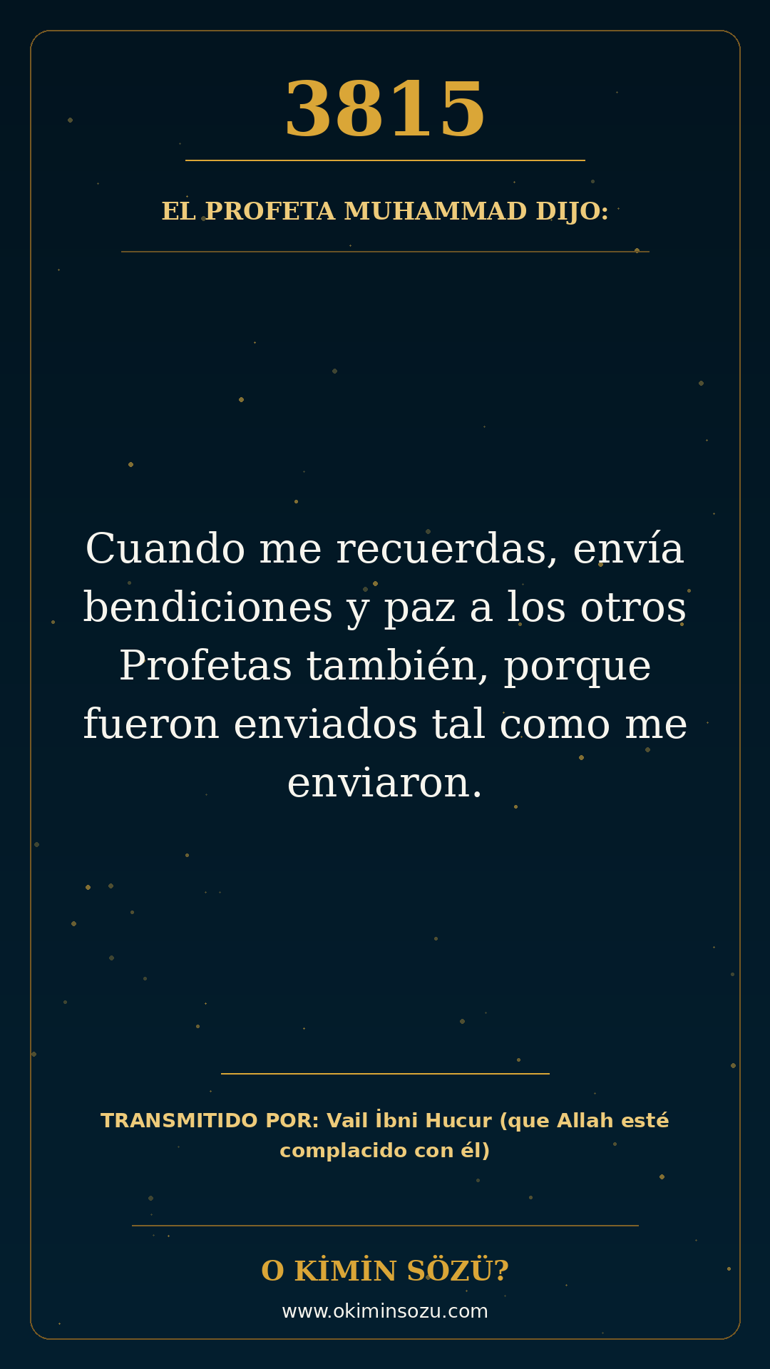 hadis 3815 es