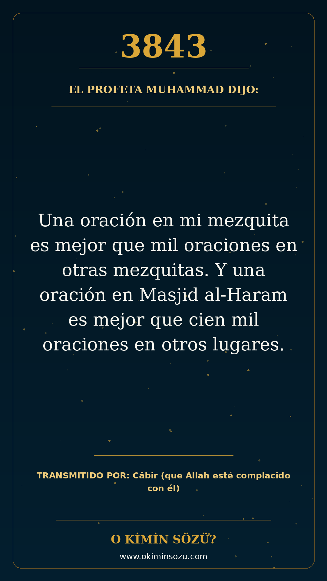 hadis 3843 es