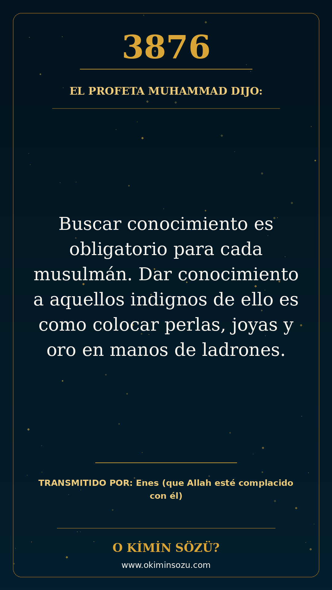hadis 3876 es