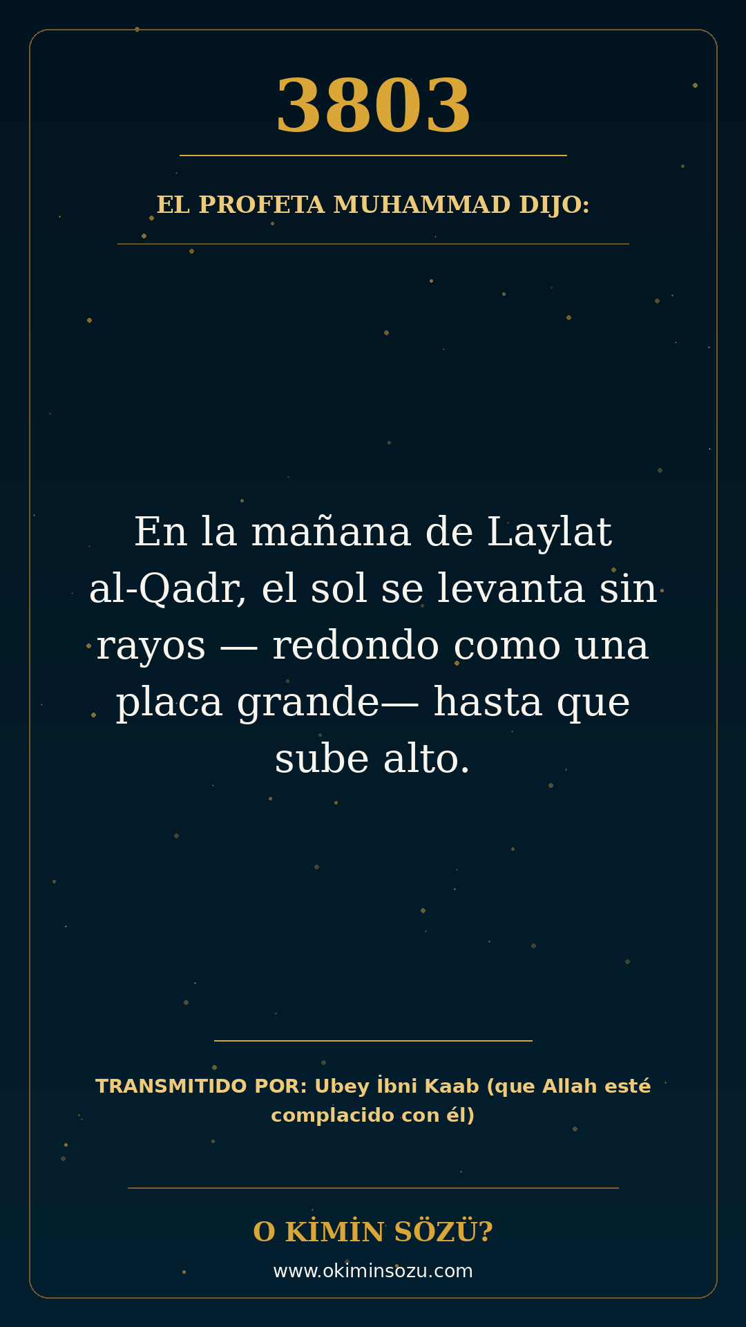hadis 3803 es