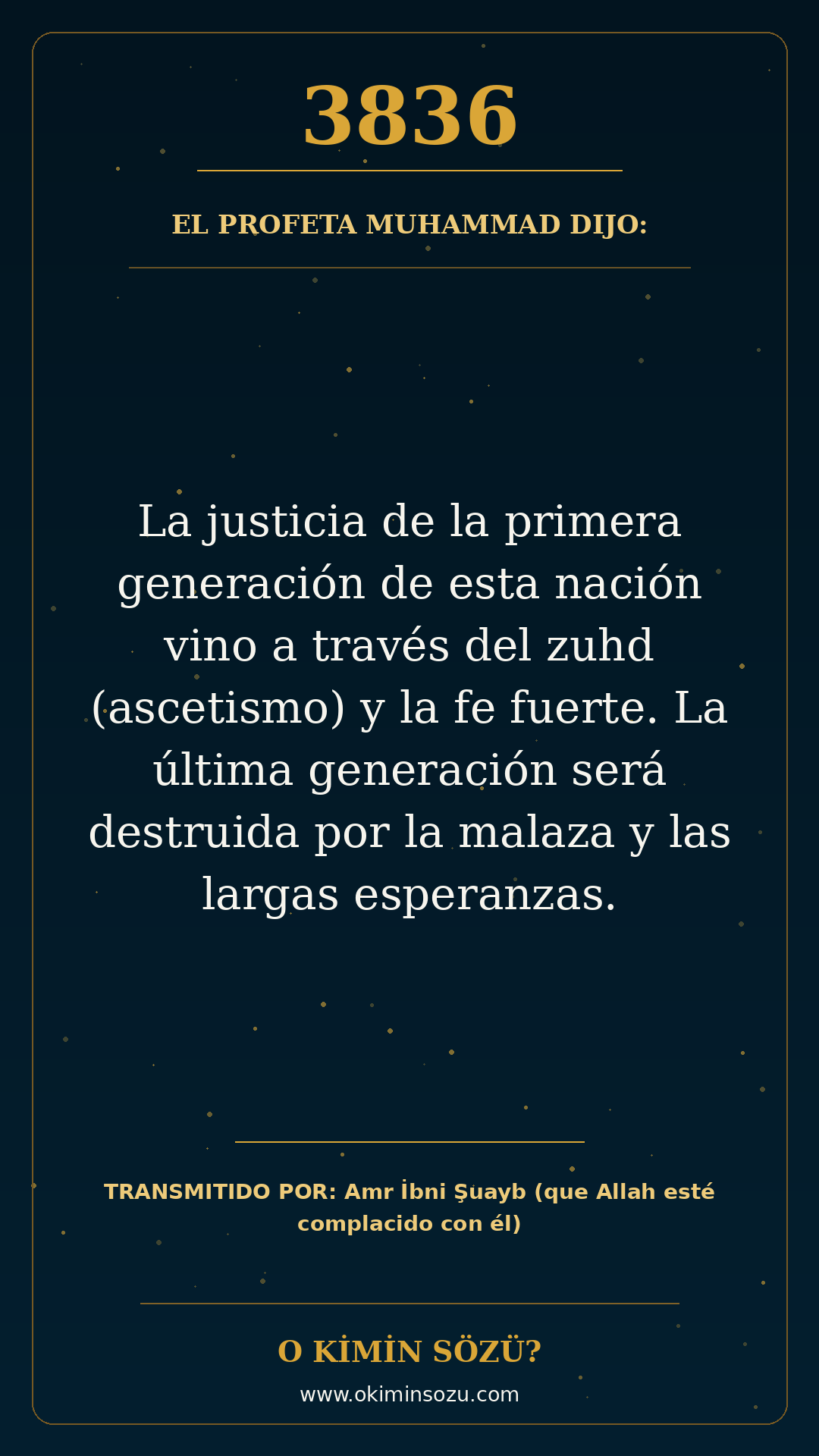 hadis 3836 es