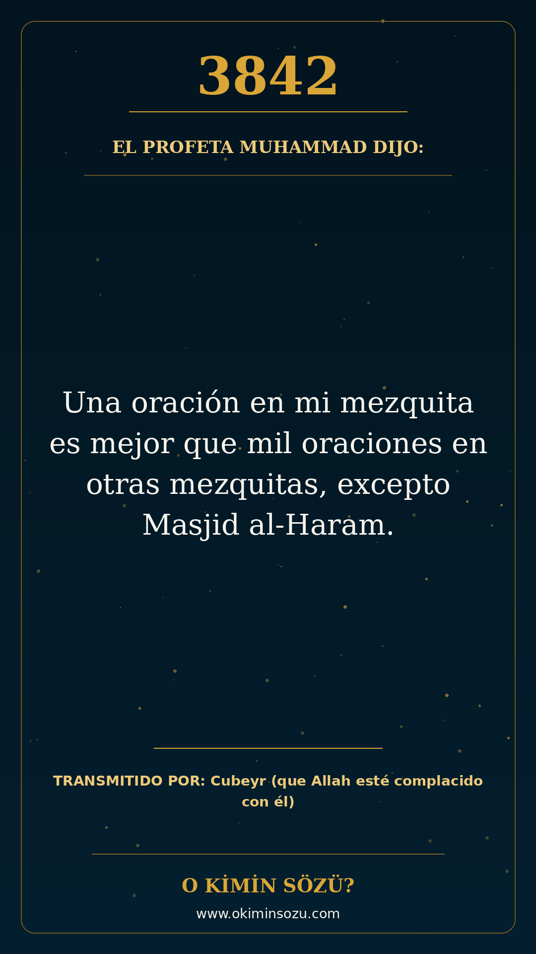 hadis 3842 es