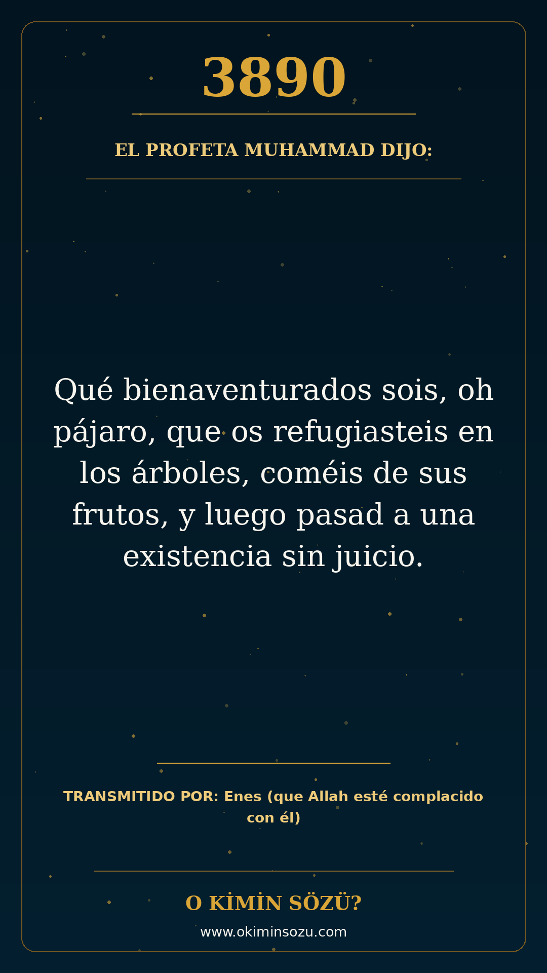 hadis 3890 es