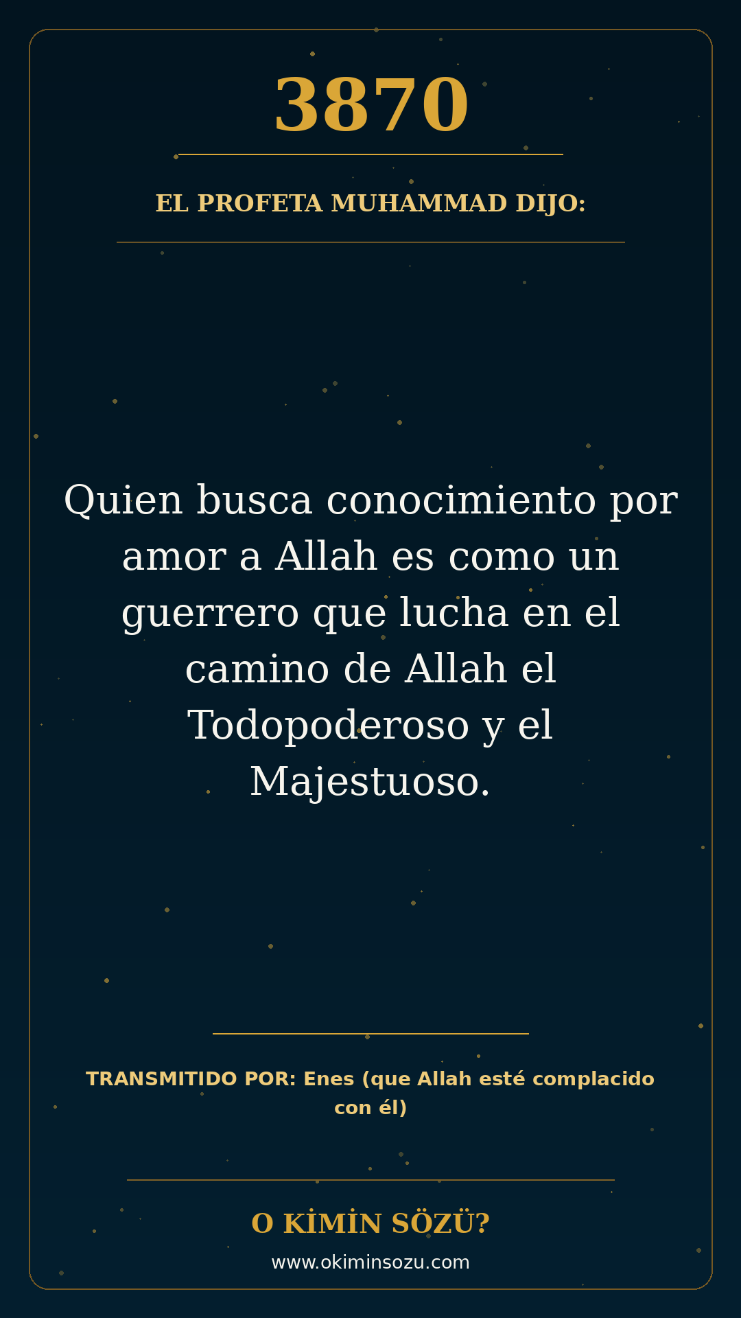 hadis 3870 es