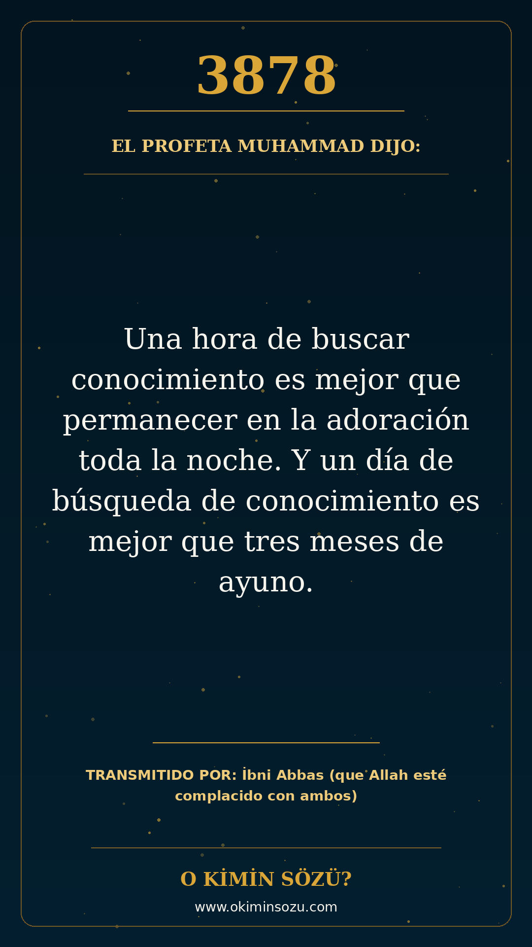 hadis 3878 es