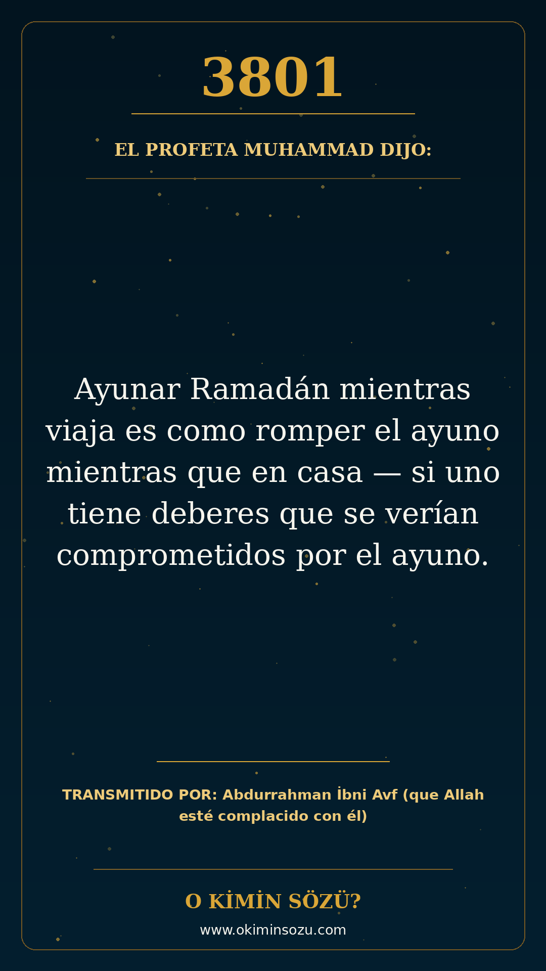 hadis 3801 es