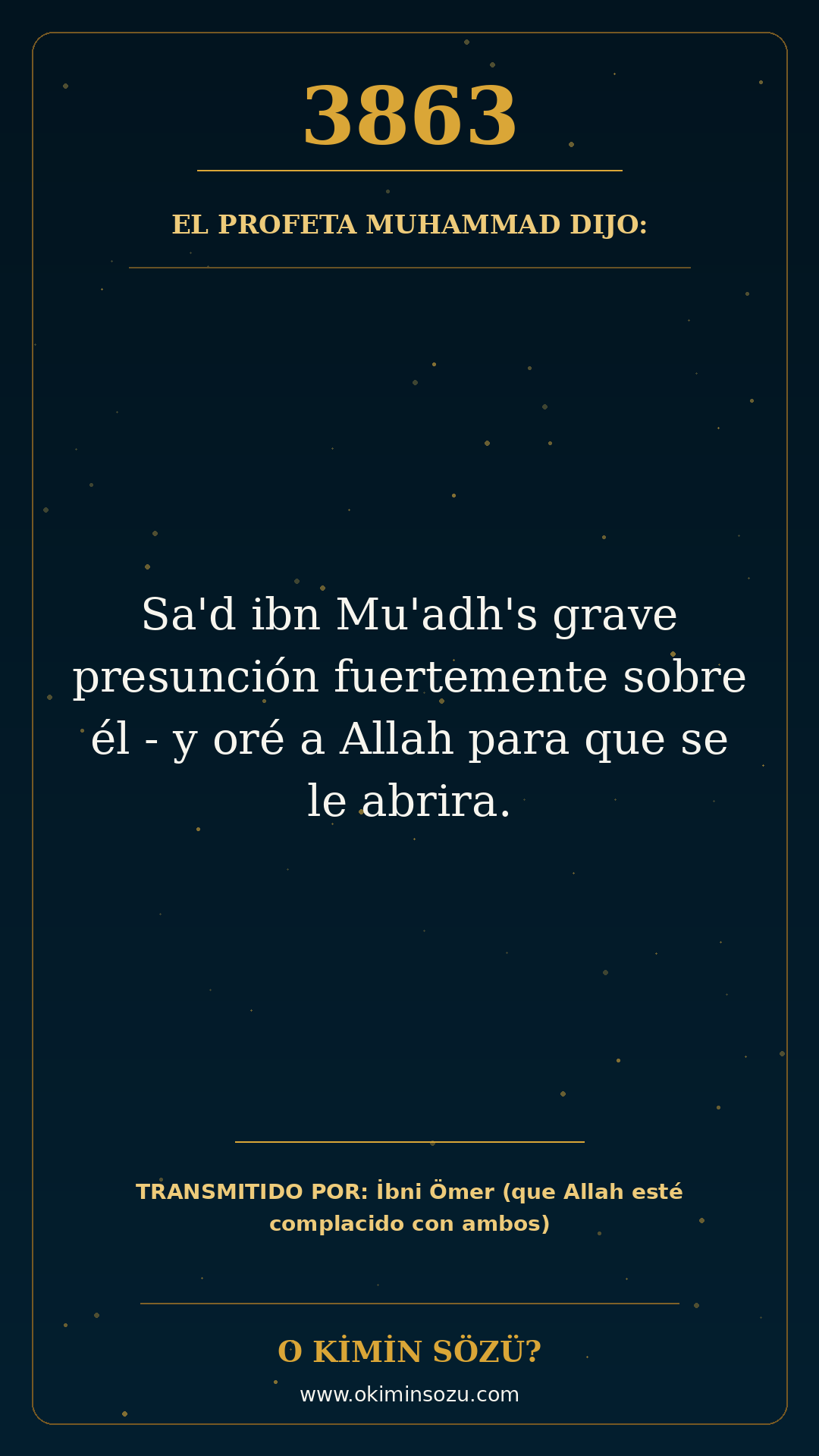 hadis 3863 es