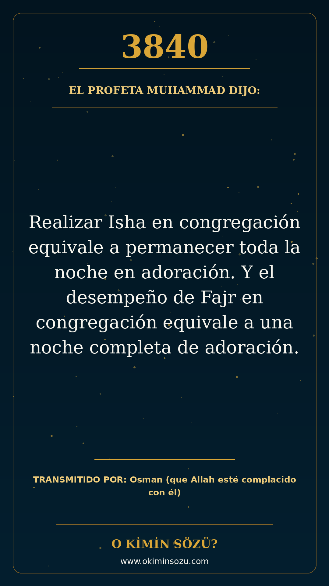 hadis 3840 es