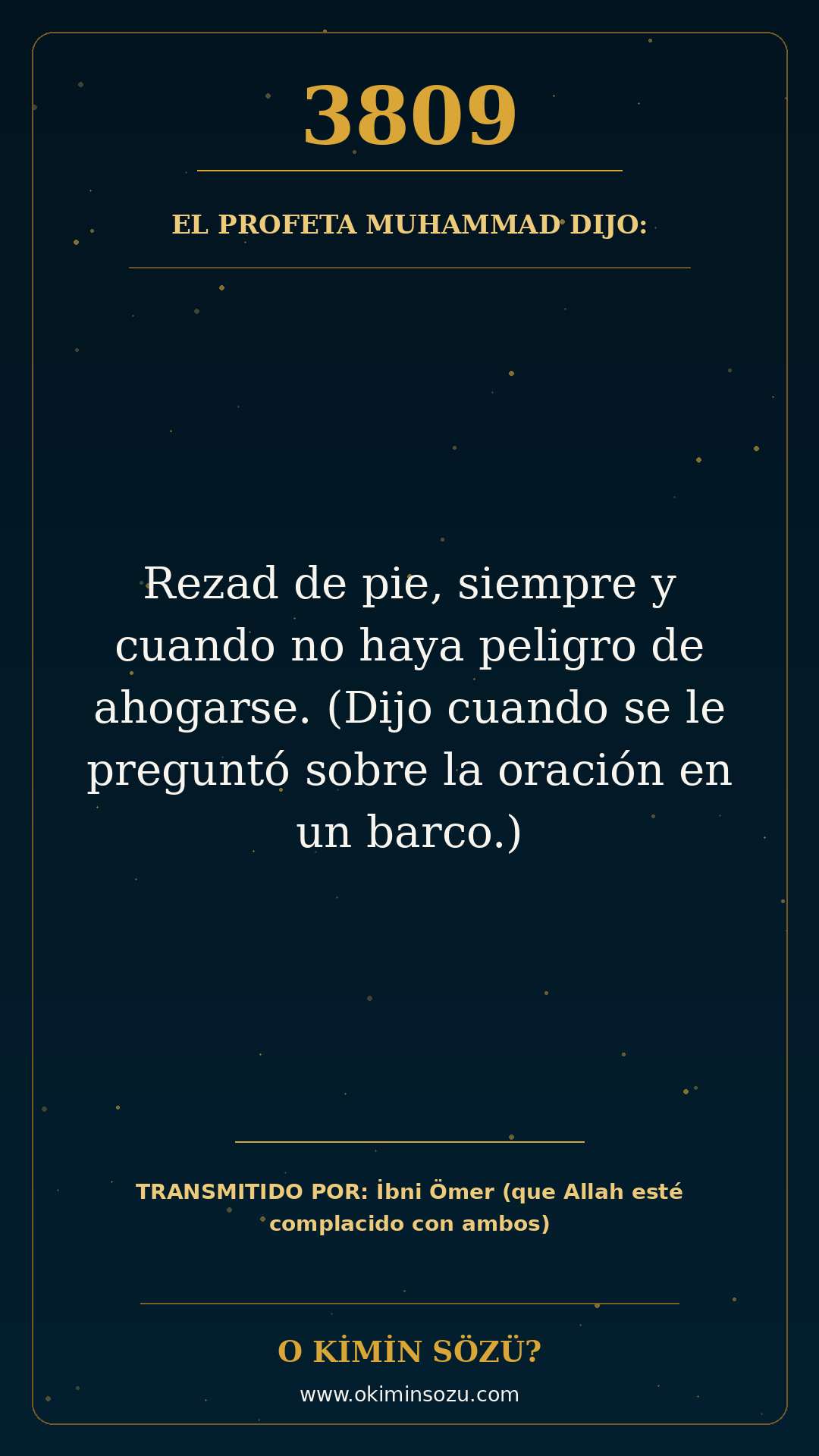 hadis 3809 es